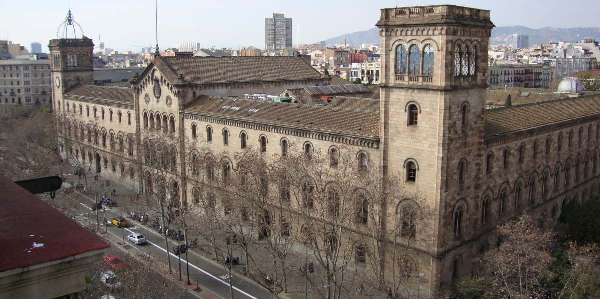 Pacade of Edifici Històric of Universitat de Barcelona