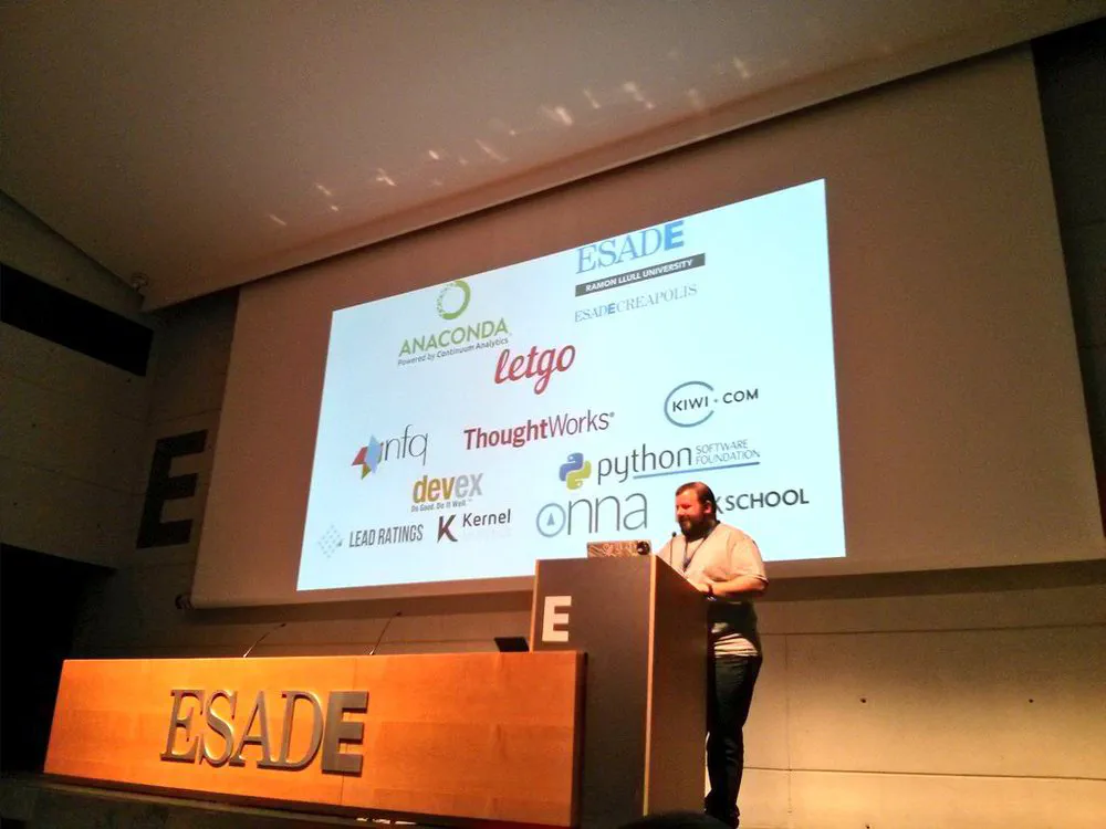 Our great sponsors made #PyDataBCN possible, thank you all!
