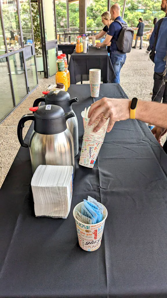 Had a nice coffee break, let's do more workshops!