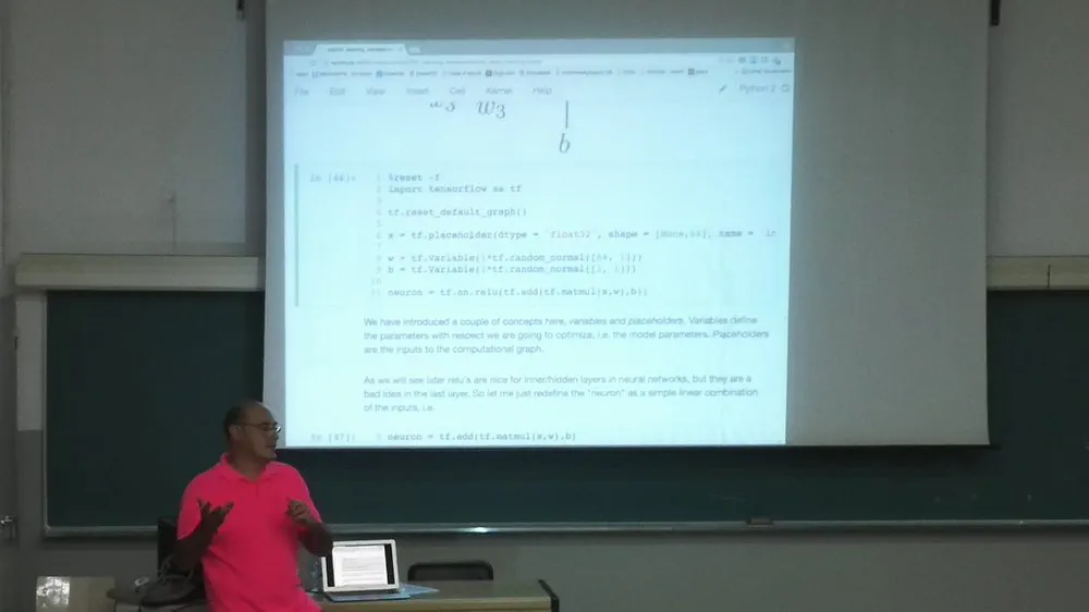 We are starting with TensorFlow