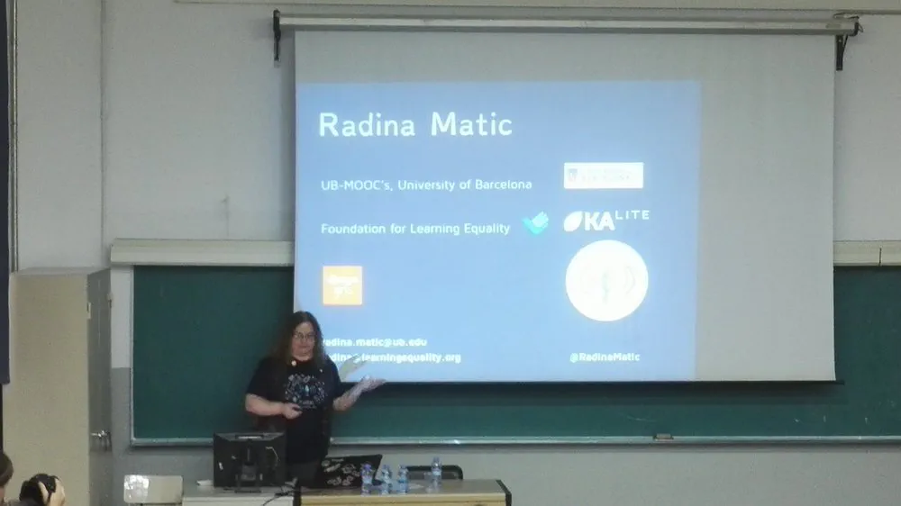 And we're in our second talk already. @RadinaMatic is talking about accessibility in a Django project