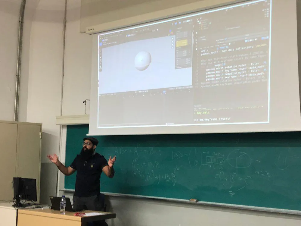 "Data Visualization using Blender", by Muhammad Usman