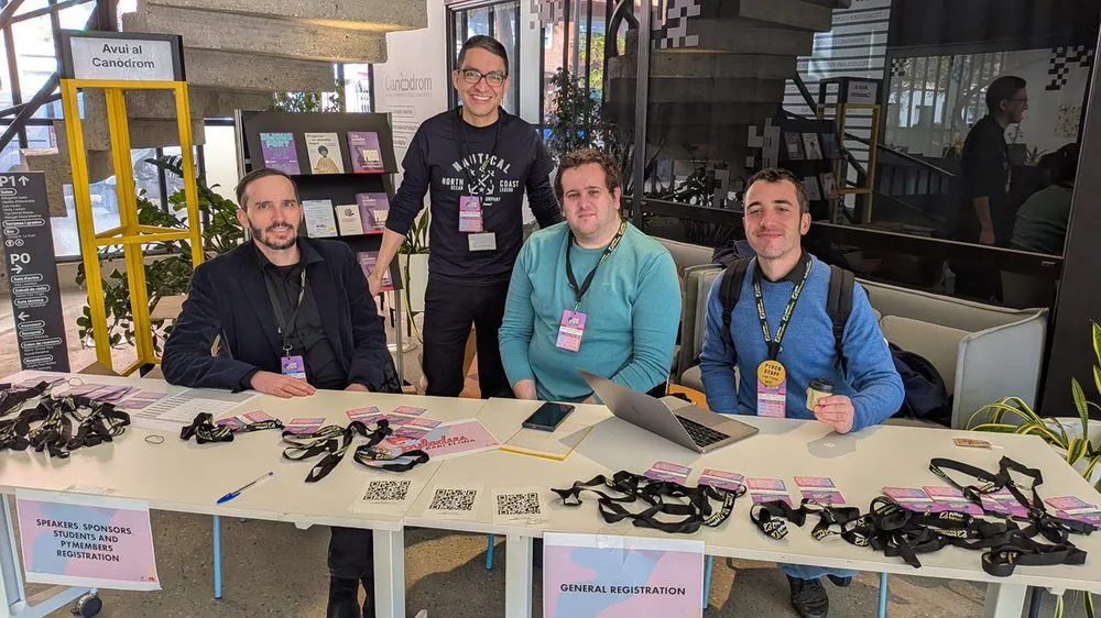 Welcome to the PyDay! Please grab your lanyard